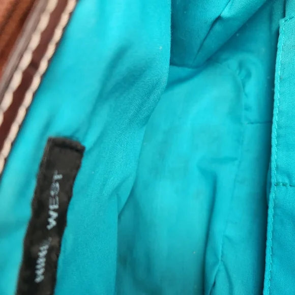 Boho Summer Woven Straw Bag Gem Stones Embellished Beach - Picture 9 of 17